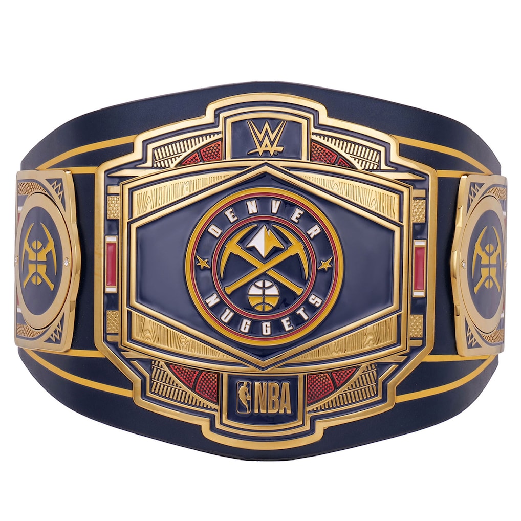 NBA Denver Nuggets WWE Legacy Championship Title Belt – Premium Brass Adult Leather Strap Custom Replica
