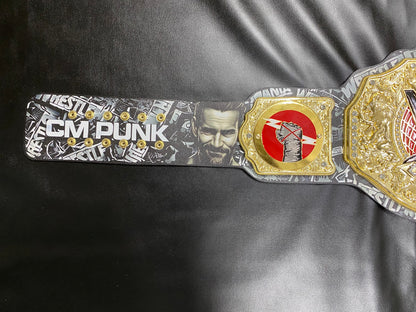 WWE WrestleMania 42 CM Punk vs Roman Reigns Championship Title Belt – Premium 6mm Die-Cast Collectible Belt