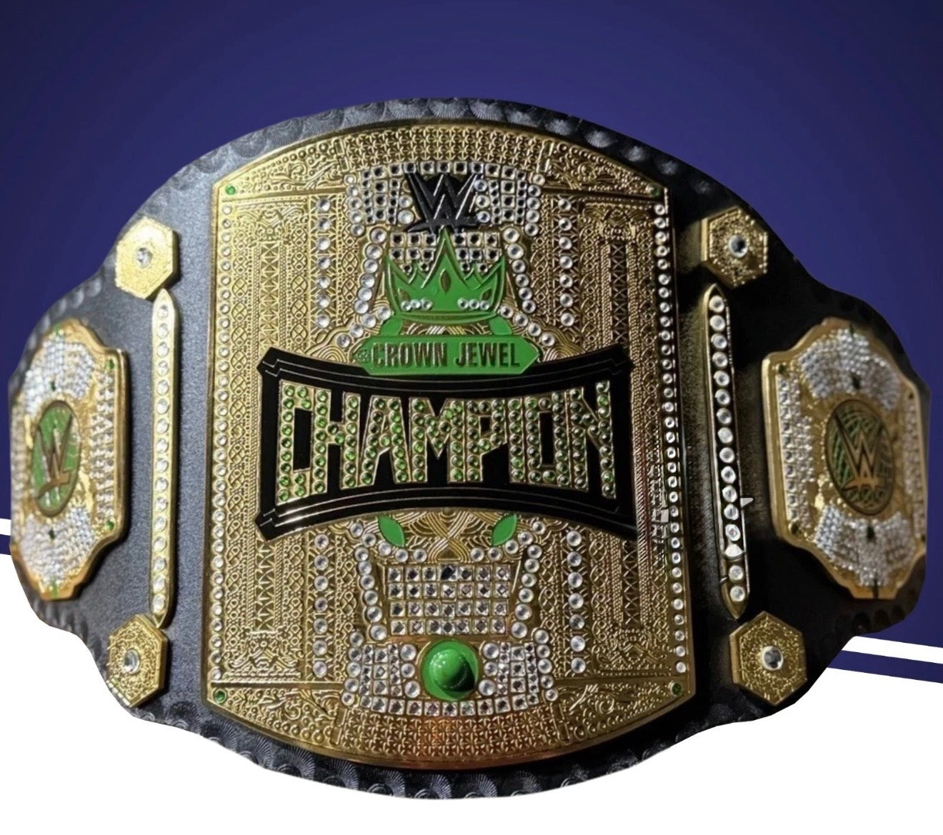 Crown Jewel World Heavyweight Championship Belt – Adult Men & Women Premium Wrestling Title Replica