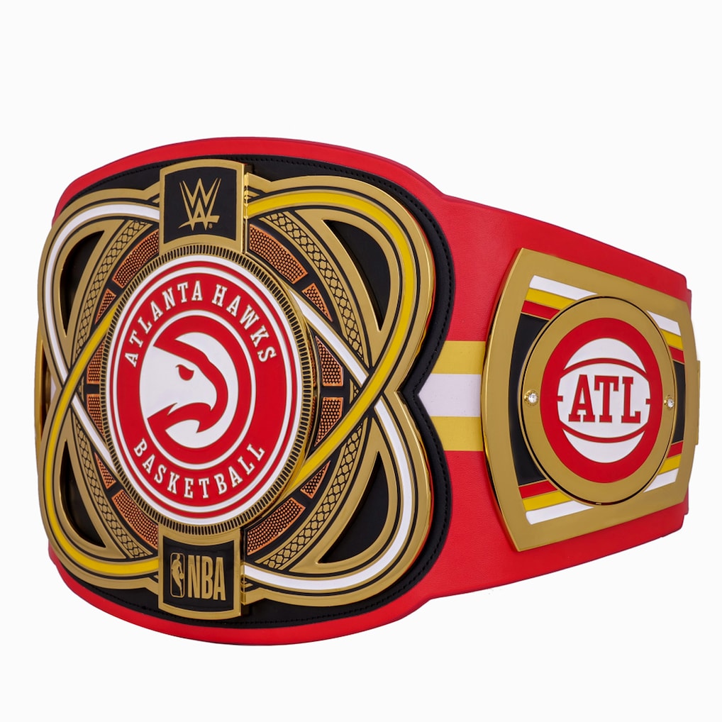 NBA Atlanta Hawks WWE Legacy Championship Title Belt – Premium Brass Plates Adult Leather Strap Custom Replica