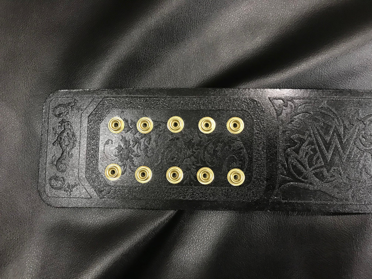 New World Tag Team Wrestling Championship Leather Belt – 10mm Diecast Brass | Adult Size