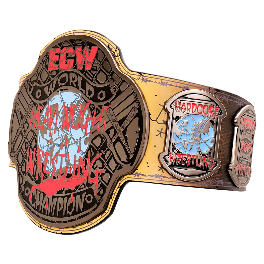 CM Punk Limited Edition ECW Heavyweight Championship Signature Series Replica Title Belt – Premium Adult Wrestling Collectible