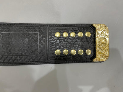 WWE CM Punk World Heavyweight Championship Replica Title Belt – 6MM Diecast Brass Wrestling Collectible Removeable Sideplates