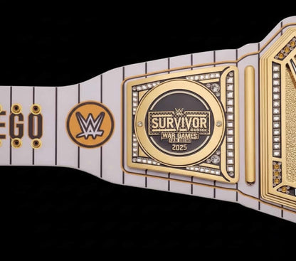 Survivor Series 2025 San Diego Undisputed Championship Replica Belt – 6mm Dual Metal Diecast Plates