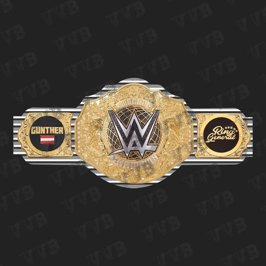 Gunther World Heavyweight Championship Belt – 6MM Diecast Replica (Adult Size)