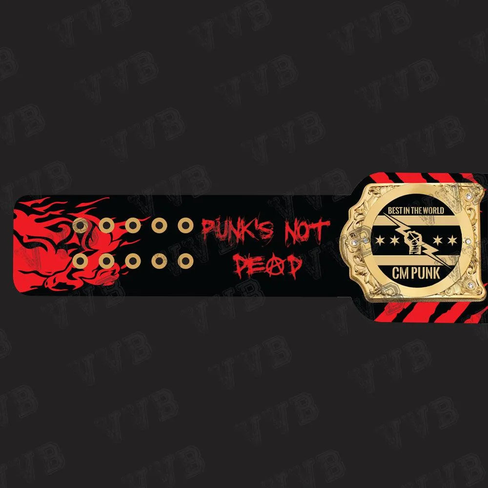 High-quality 6MM brass championship belt displayed prominently
