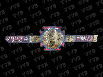 High-quality Evolution belt displayed beautifully