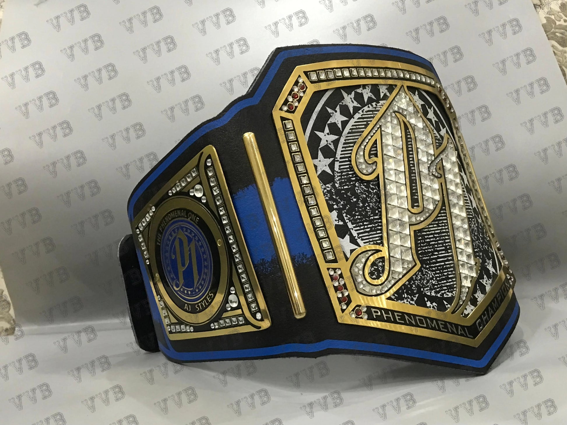 High-quality P1 wrestling title displayed prominently