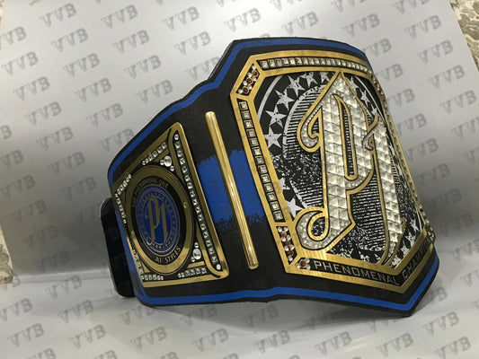 High-quality P1 wrestling title displayed prominently