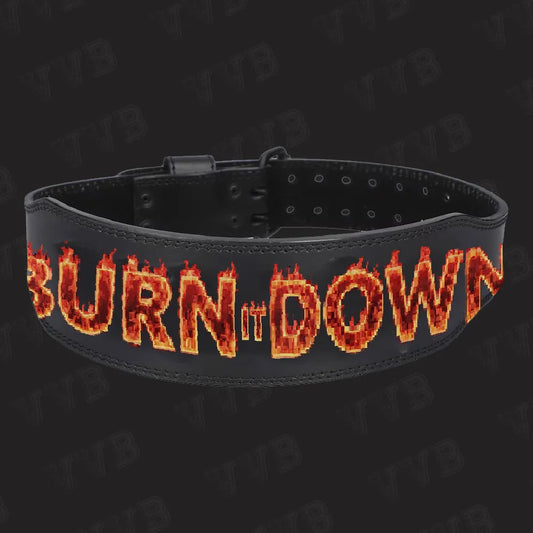 High-quality Seth Rollins lifting belt on display