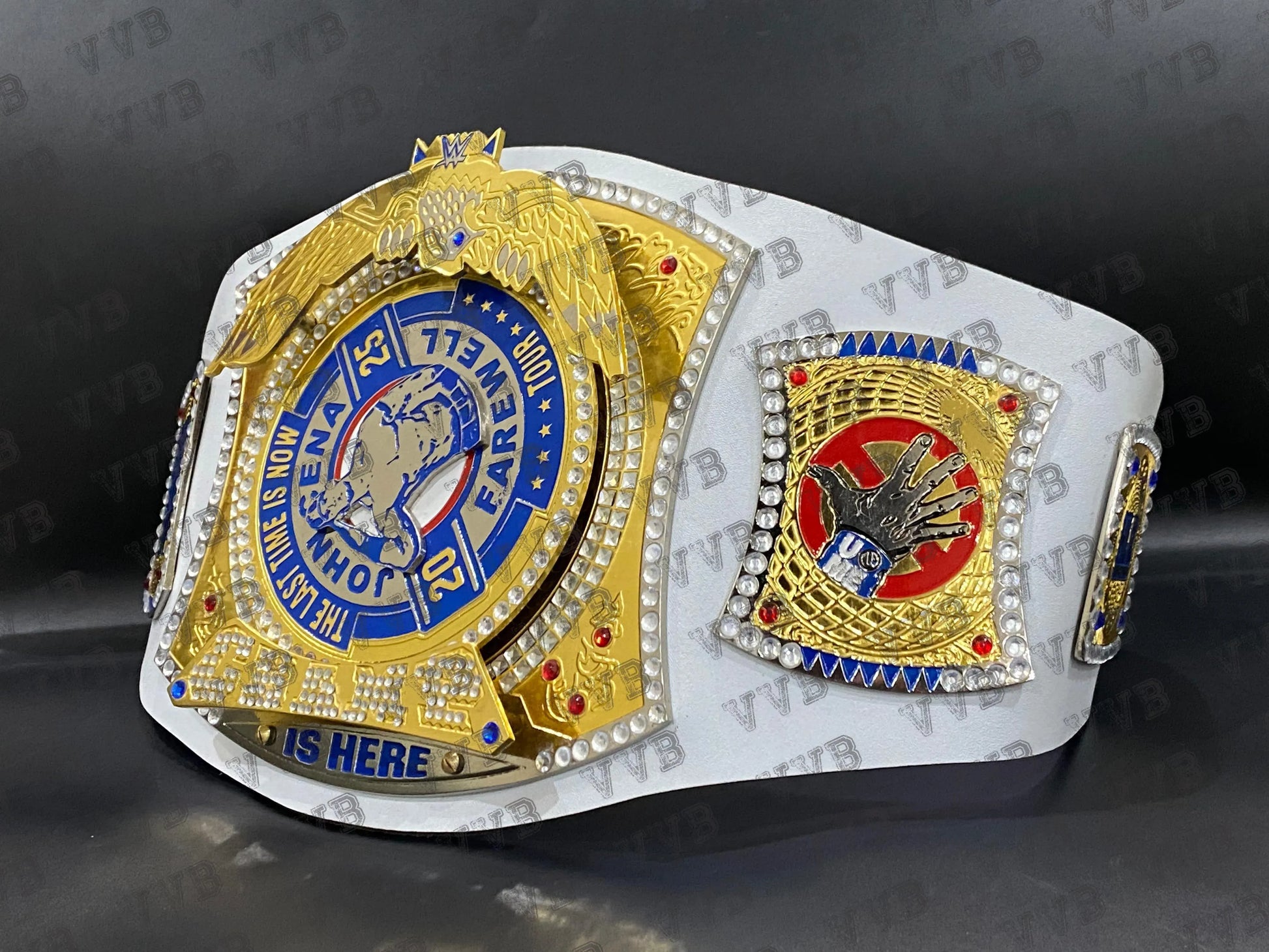 High-quality WWE spinner belt with 2mm brass design