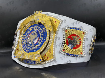 High-quality WWE spinner belt with 2mm brass design