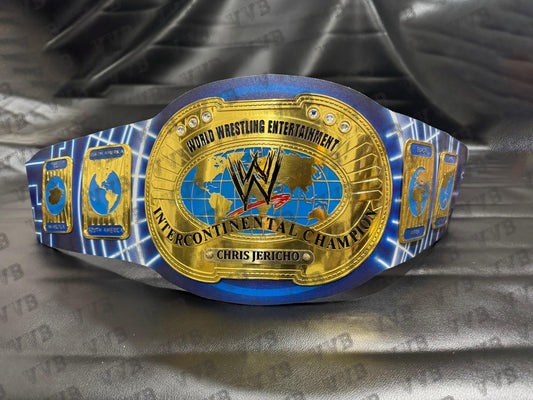 WWE Custom Chris Jericho Intercontinental Championship Belt – 2MM Leather Replica