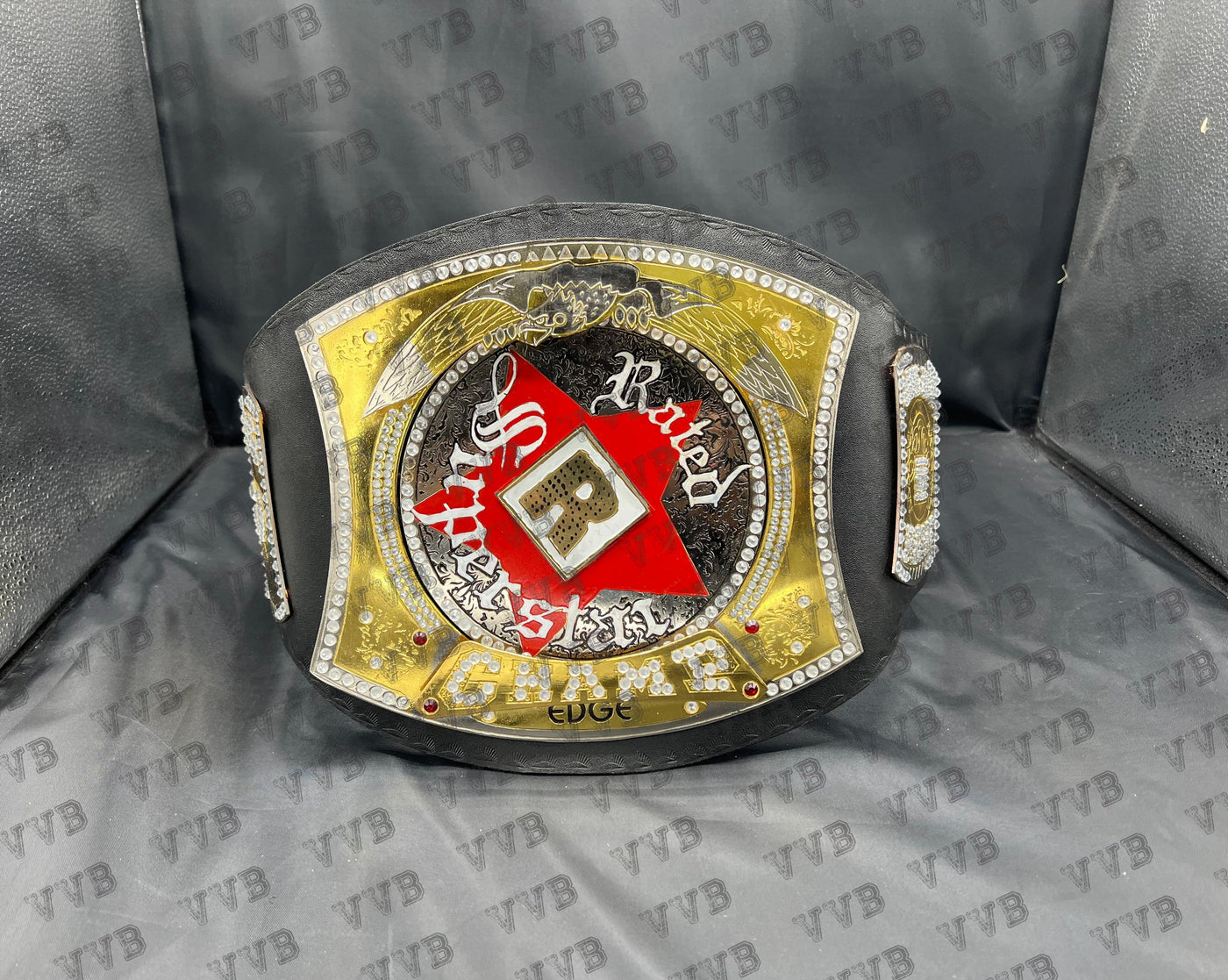 New Edge Rated R World Heavyweight Spinner Championship Belt - Victory Vault Belts