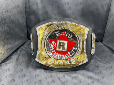 New Edge Rated R World Heavyweight Spinner Championship Belt - Victory Vault Belts