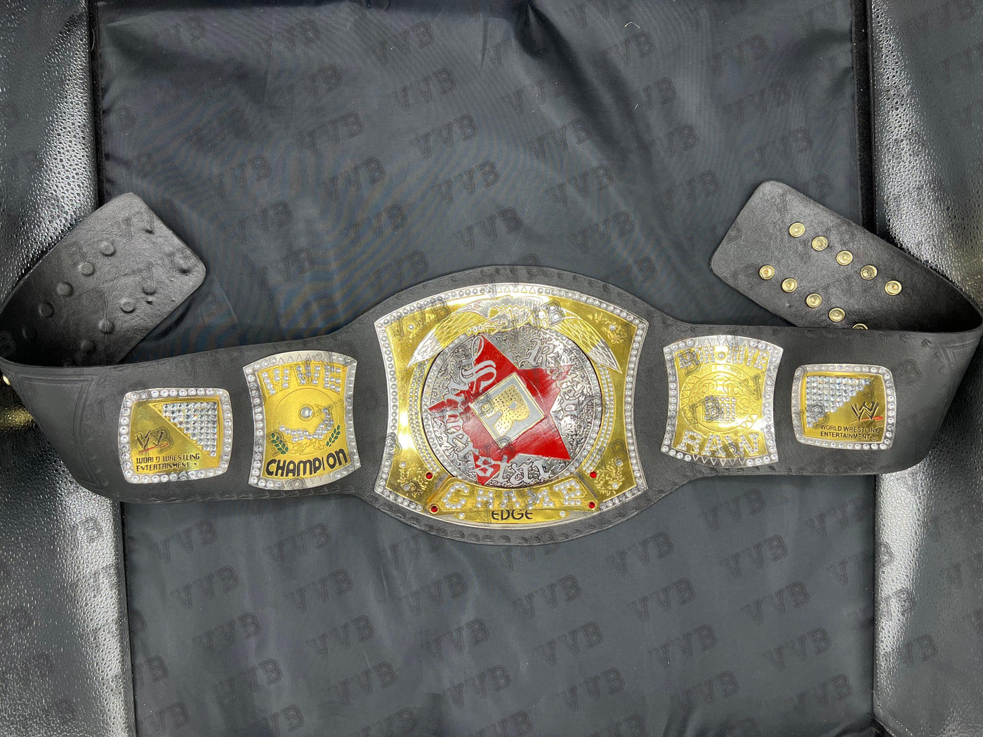 New Edge Rated R World Heavyweight Spinner Championship Belt - Victory Vault Belts