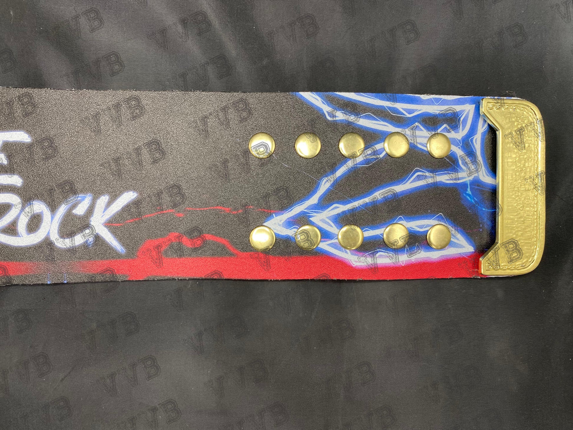 WWE The Rock Final Boss Signature Series Wrestling Custom Championship Belt Diecast 6mm Victory Vault Belts