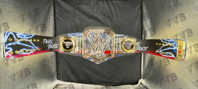 The Rock Final Boss Signature Series Championship Belt Diecast 4mm