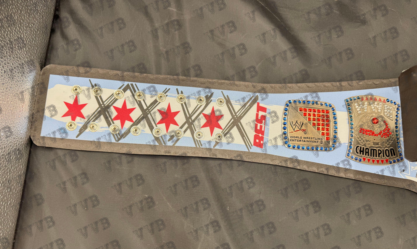 New CM Punk 434 Days Record Custom Spinner Championship Belt – 2MM Brass Replica Title