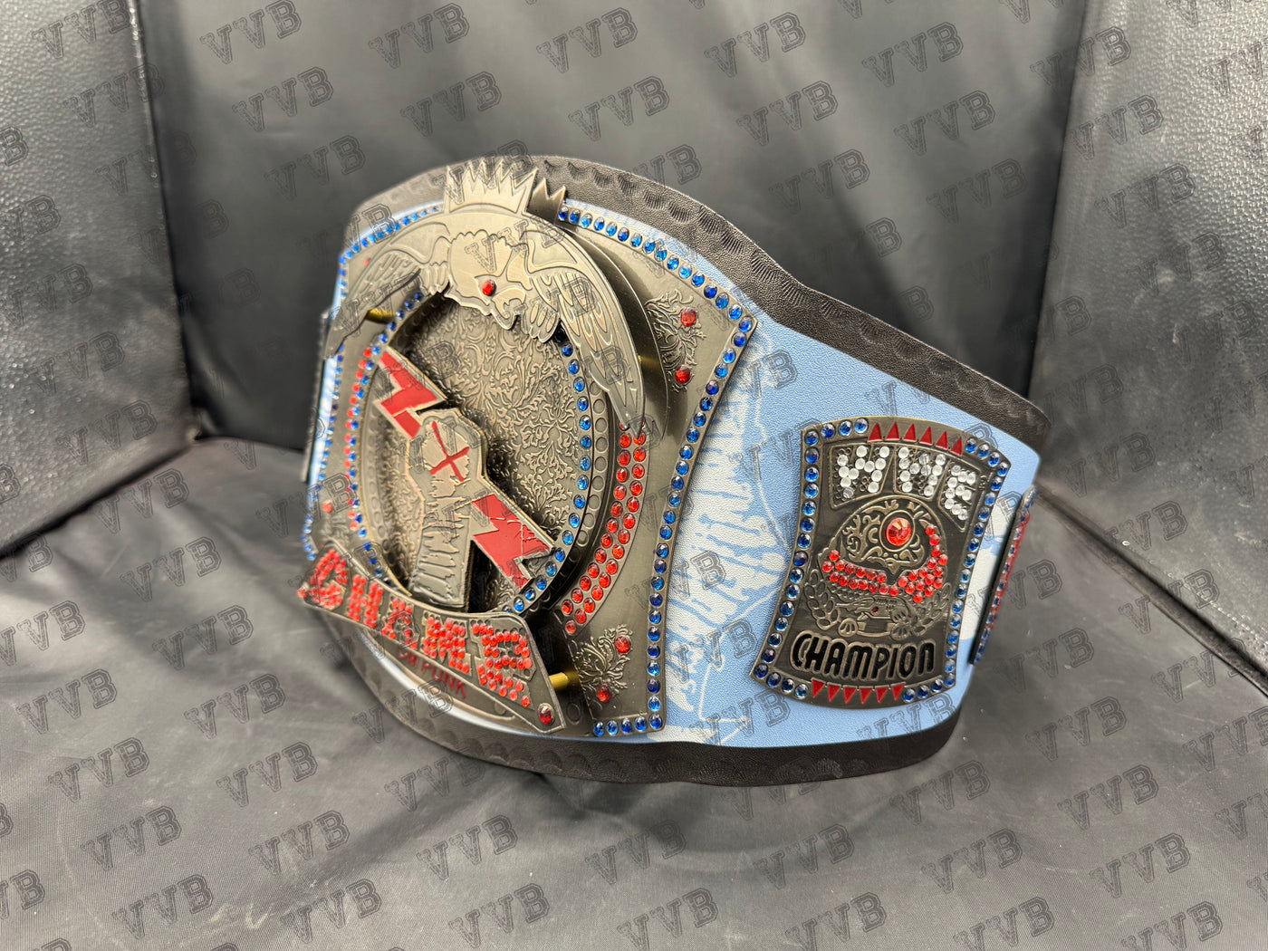 New CM PUNK 434-Day Record Signature Series Championship Title Spinner Belt 2MM Brass With Bag