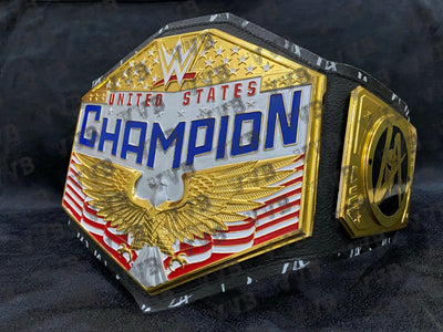 Custom La Knight Signature Series United States Championship Wrestling Belt 6mm