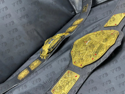 Winged Eagle & Big Gold Wrestling Championship Kids Belt Replica – 2mm Brass Collectible