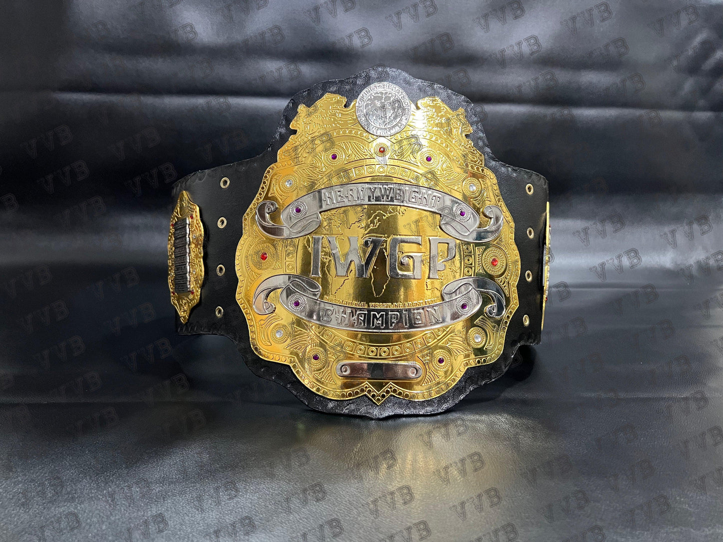 IWGP World Heavyweight Wrestling Championship Tittle Belt V2 Replica 2mm Brass Victory Vault Belts