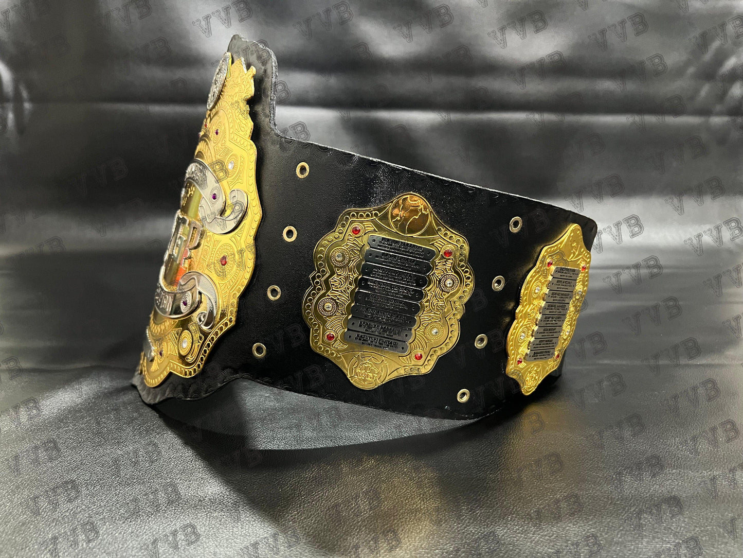 IWGP World Heavyweight Wrestling Championship Tittle Belt V2 Replica 2mm Brass Victory Vault Belts