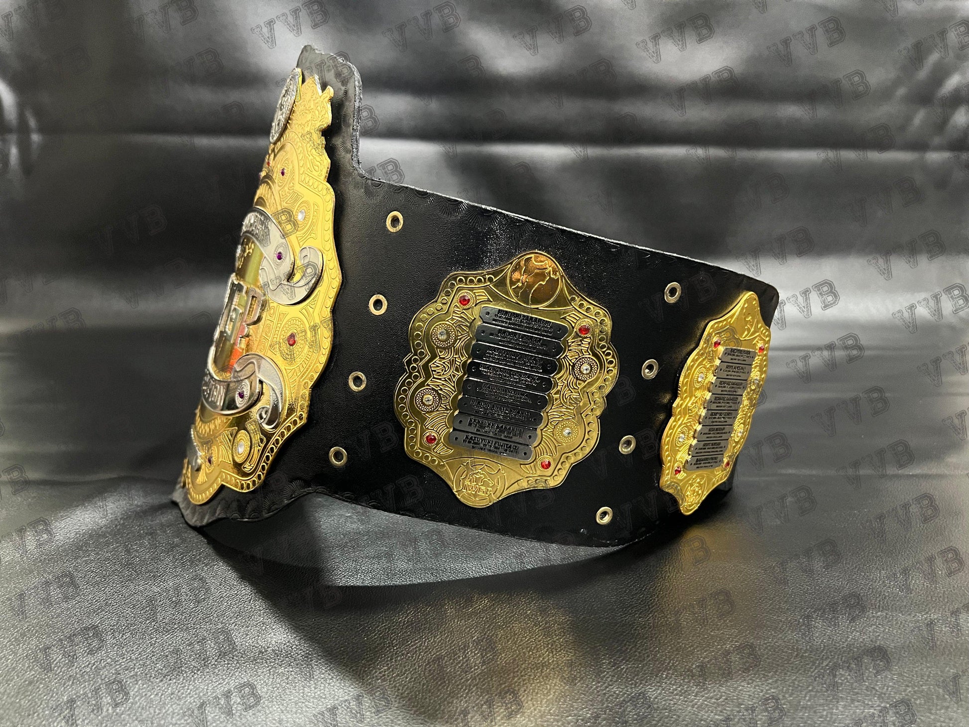 IWGP World Heavyweight Wrestling Championship Tittle Belt V2 Replica 2mm Brass Victory Vault Belts