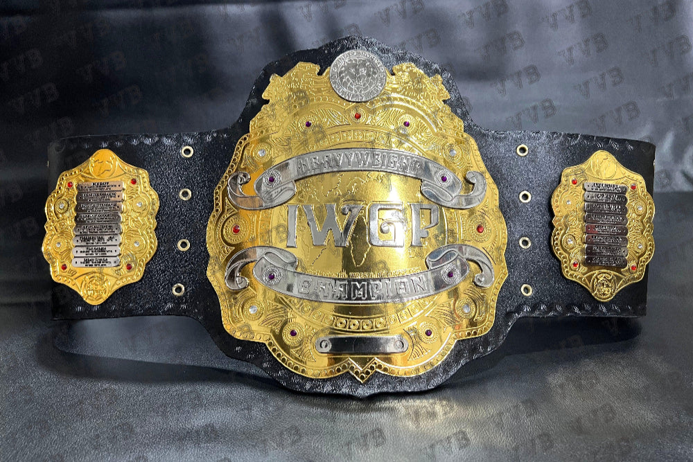 IWGP World Heavyweight Wrestling Championship Belt V2 Replica – 2MM Brass