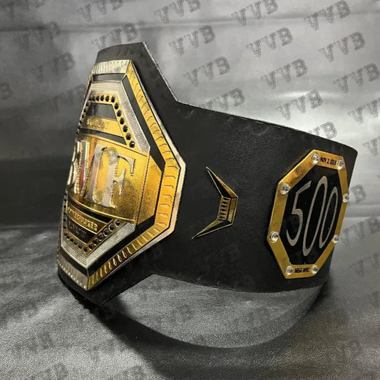 UFC BMF Championship Replica Belt – 4MM Brass, Leather, Adult Size