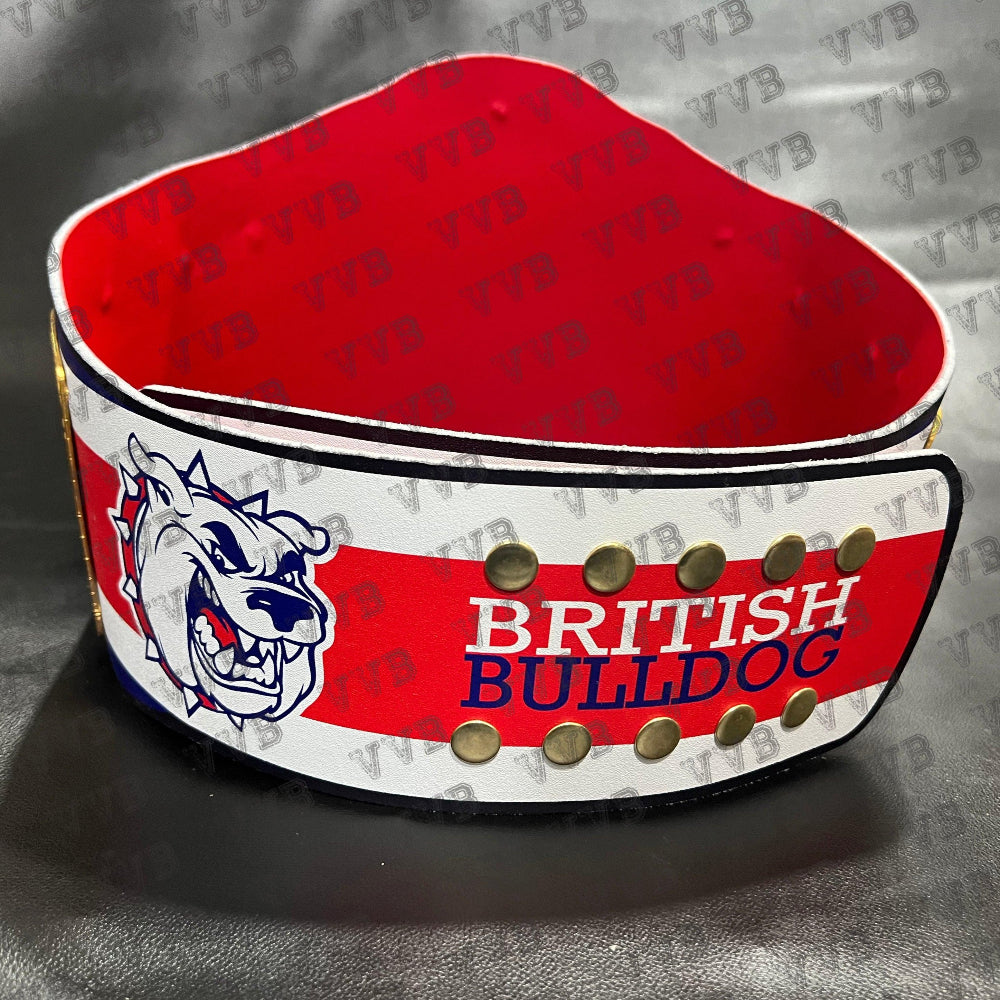 Custom Design European Bulldog Championship Belt Wrestling Title 2mm Brass Adult Victory Vault Belts