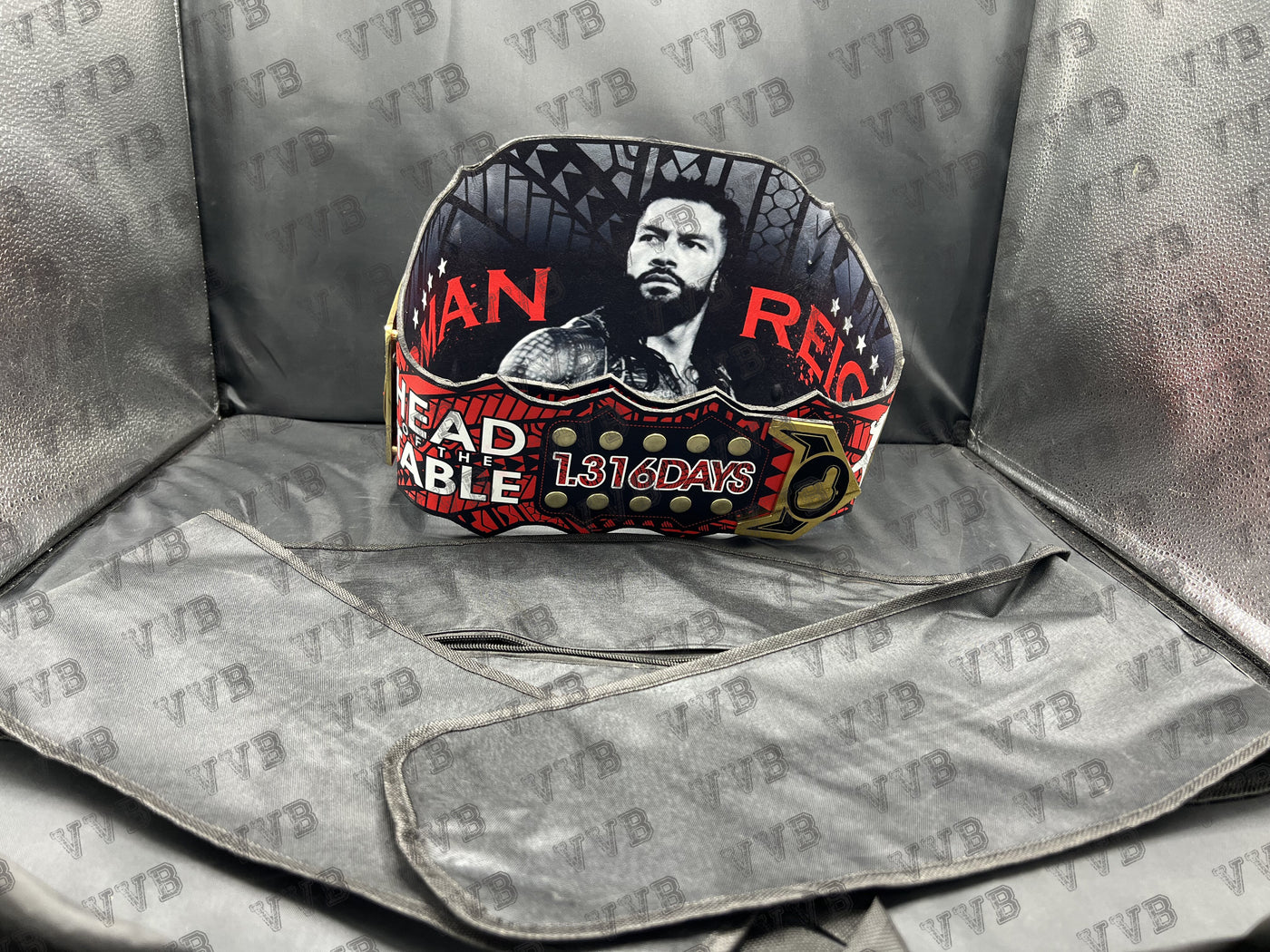 Roman Reigns OTC 1,316 Days Signature Series Undisputed Championship Title Belt 4mm Diecast With Bag