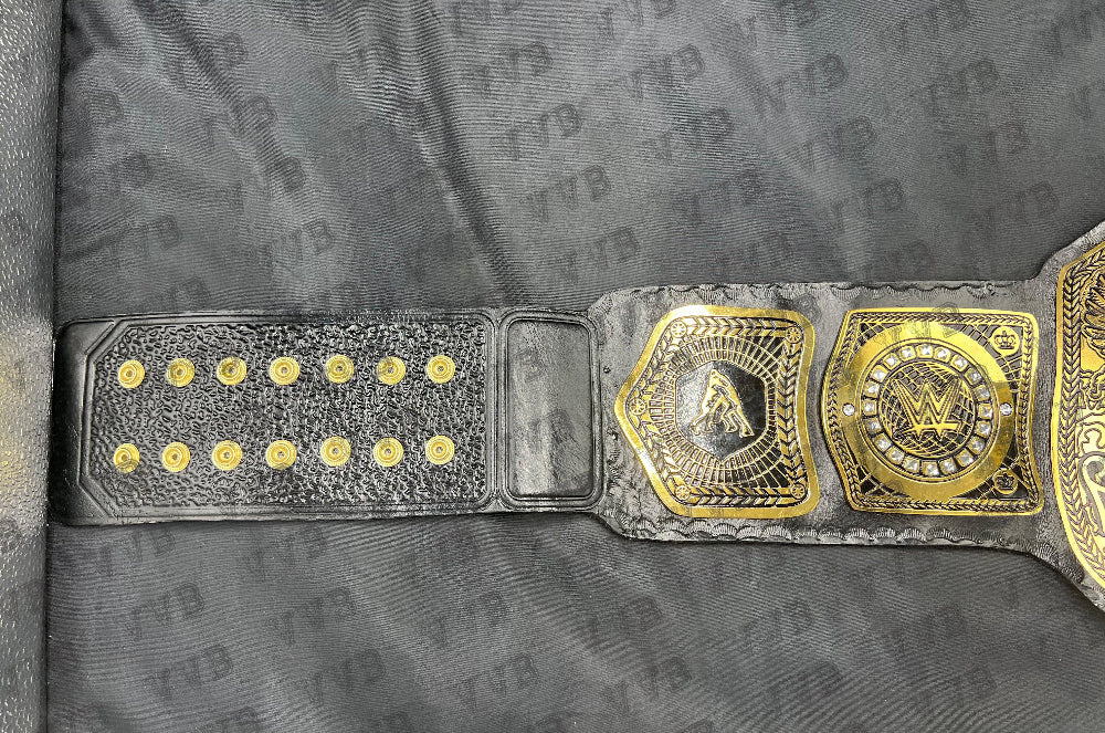 World Tag Team Wrestling Championship Leather Belt 4MM Adult Size Brass