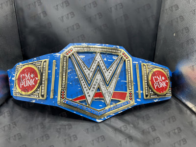 Custom CM Punk World Heavyweight Championship Wrestling Title Belt Diecast 4MM