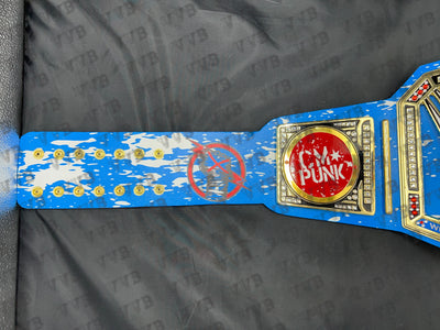 Custom CM Punk World Heavyweight Championship Wrestling Title Belt Diecast 4MM