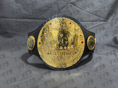 IWGP World Heavyweight Wrestling Championship Replica Title Belt 2MM Brass: