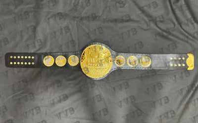 IWGP World Heavyweight Wrestling Championship Replica Title Belt 2MM Brass: