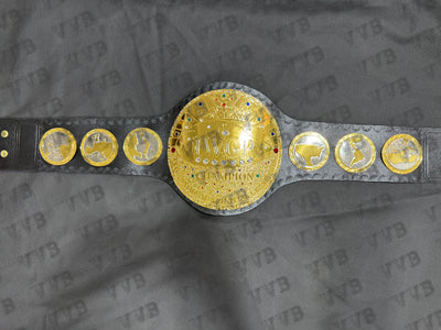 IWGP World Heavyweight Wrestling Championship Replica Title Belt 2MM Brass: