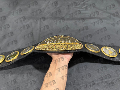 IWGP World Heavyweight Wrestling Championship Replica Title Belt 2MM Brass: