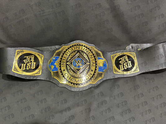 YEET Jey Uso Intercontinental Championship Belt – 2MM Brass Custom Replica