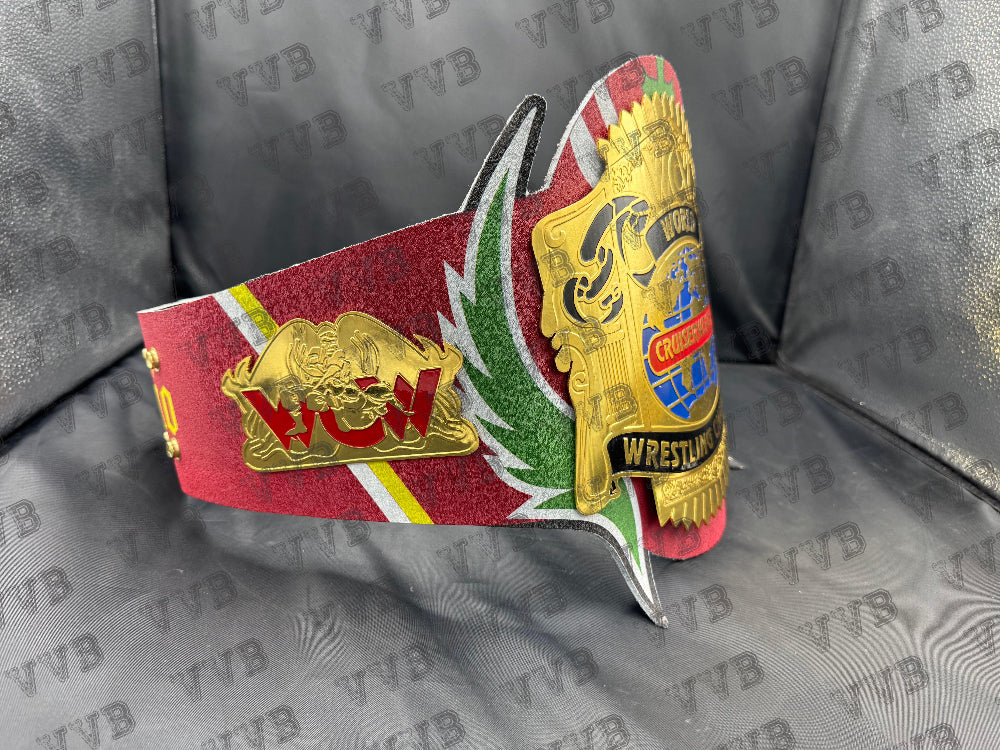 WcW Rey Mysterio World Heavyweight Custom Wrestling Championship Belt 2MM Brass Victory Vault Belts