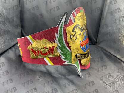 WcW Rey Mysterio World Heavyweight Custom Wrestling Championship Belt 2MM Brass Victory Vault Belts