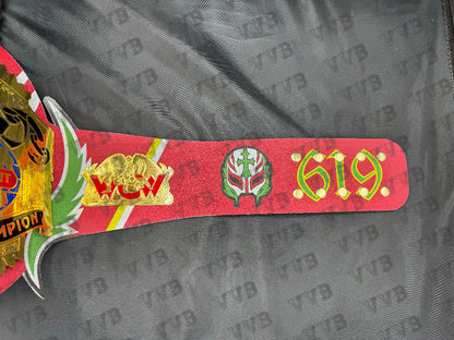 WcW Rey Mysterio World Heavyweight Custom Wrestling Championship Belt 2MM Brass Victory Vault Belts