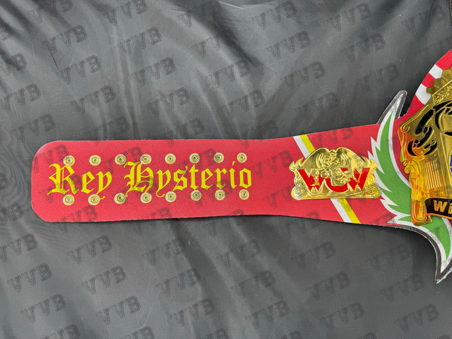 WcW Rey Mysterio World Heavyweight Custom Wrestling Championship Belt 2MM Brass Victory Vault Belts