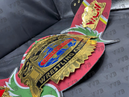 WcW Rey Mysterio World Heavyweight Custom Wrestling Championship Belt 2MM Brass Victory Vault Belts