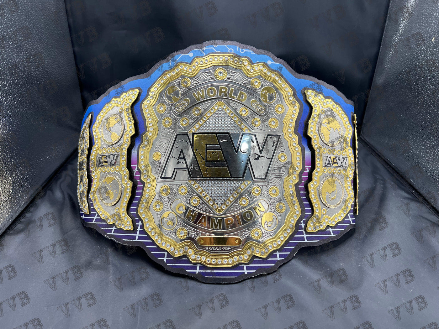 Custom Kenny Omega AEW World Heavyweight Wrestling Belt - Victory Vault Belts