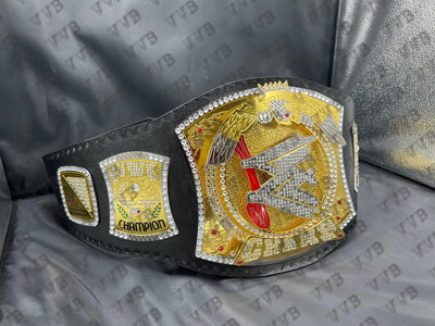 New World Heavyweight Wrestling Championship Spinner Belt - Victory Vault Belts