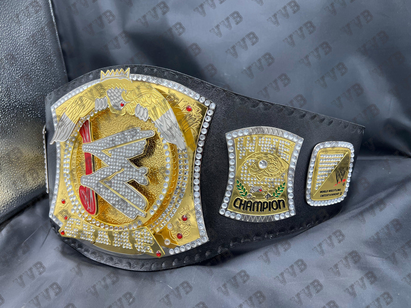 New World Heavyweight Wrestling Championship Spinner Belt - Victory Vault Belts