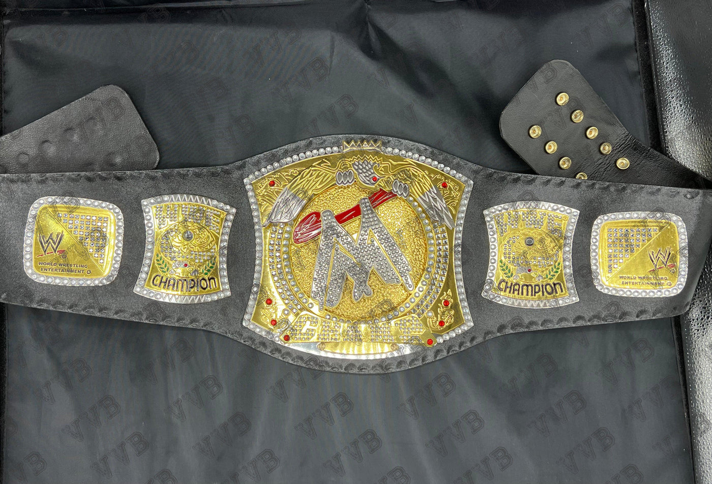 New World Heavyweight Wrestling Championship Spinner Belt - Victory Vault Belts